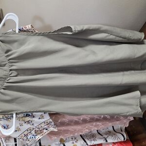 Elegant Gray Women's Blouse